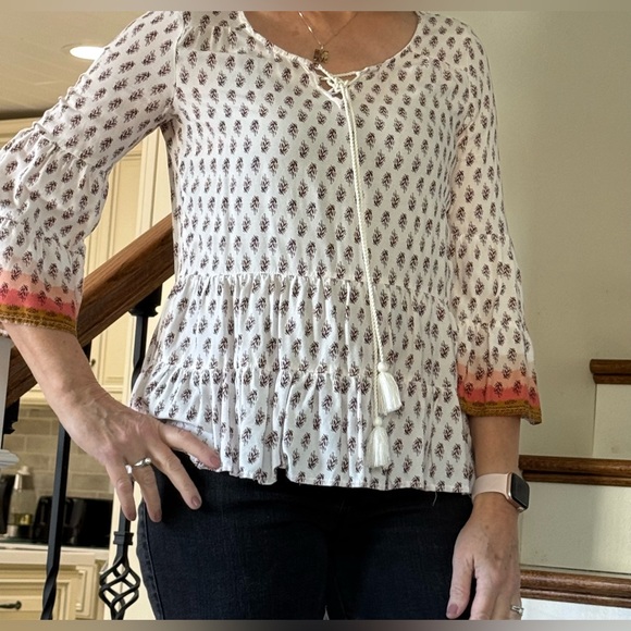 Fall colors Boho Top - Picture 2 of 11